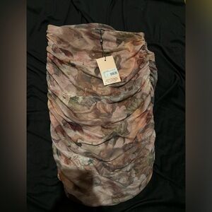 Misguided floral midi skirt NWT